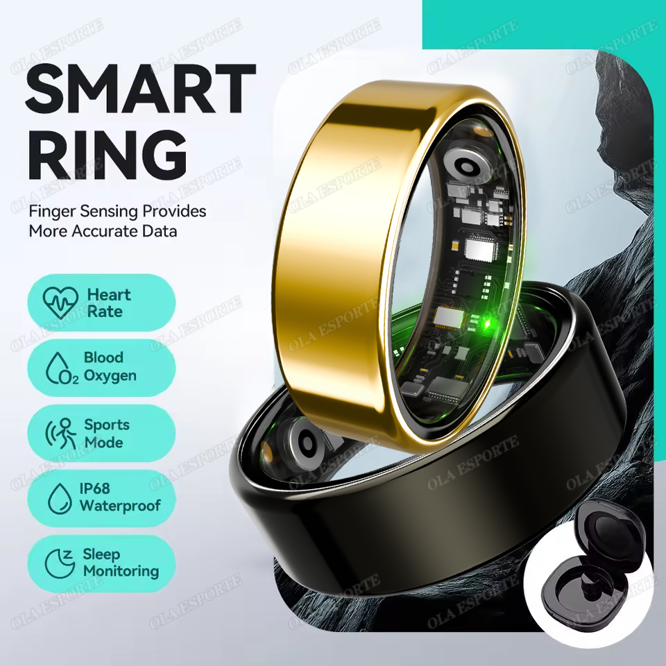Blood Oxygen Monitor - Nuevo Anillo Inteligente 2026 con GPS,