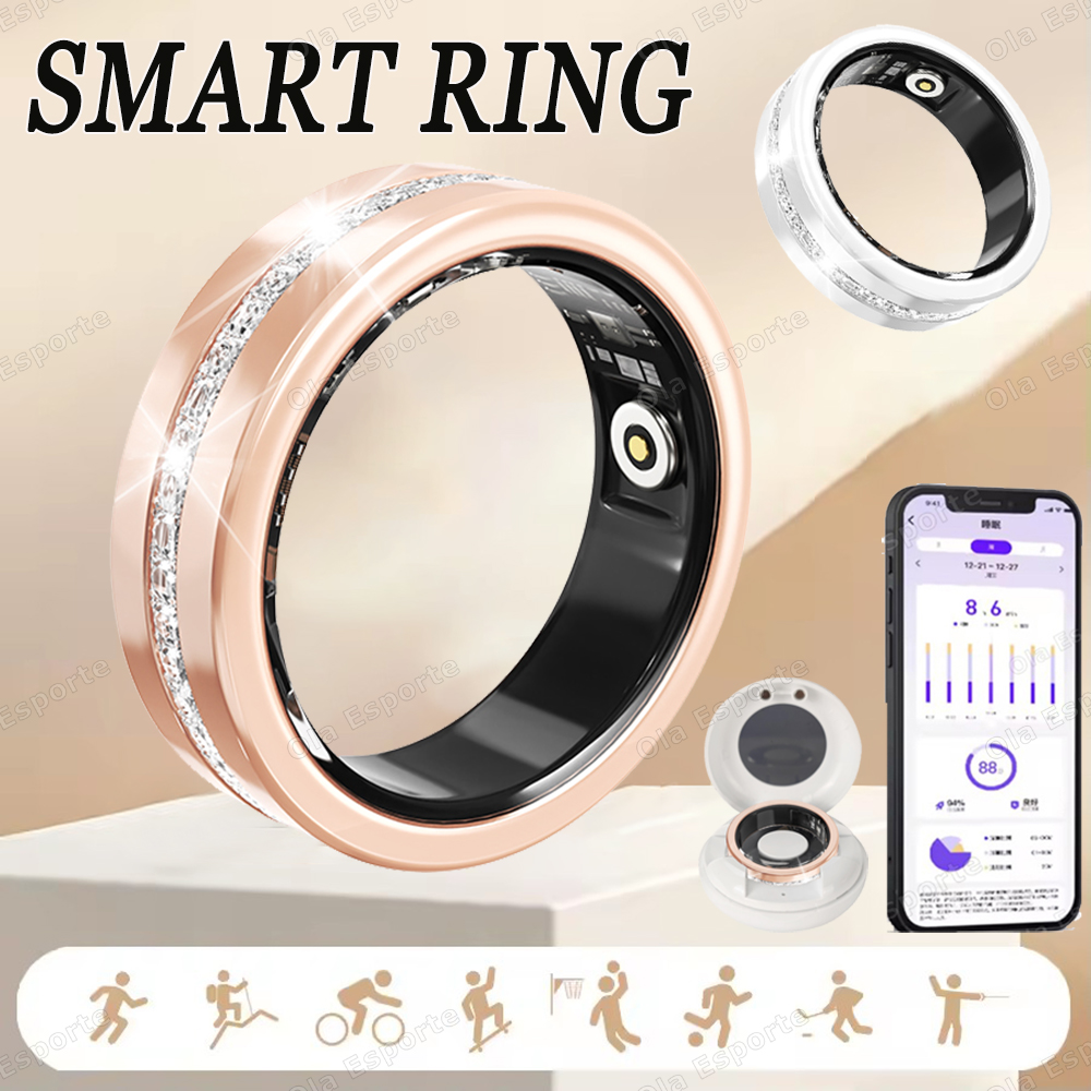 Blood Oxygen Monitor - Anillo Inteligente 2026, Monitor de Salud,