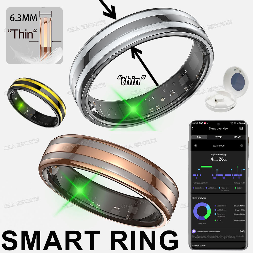 Blood Oxygen Monitor - Anillo Inteligente con Sensor de Gestos,