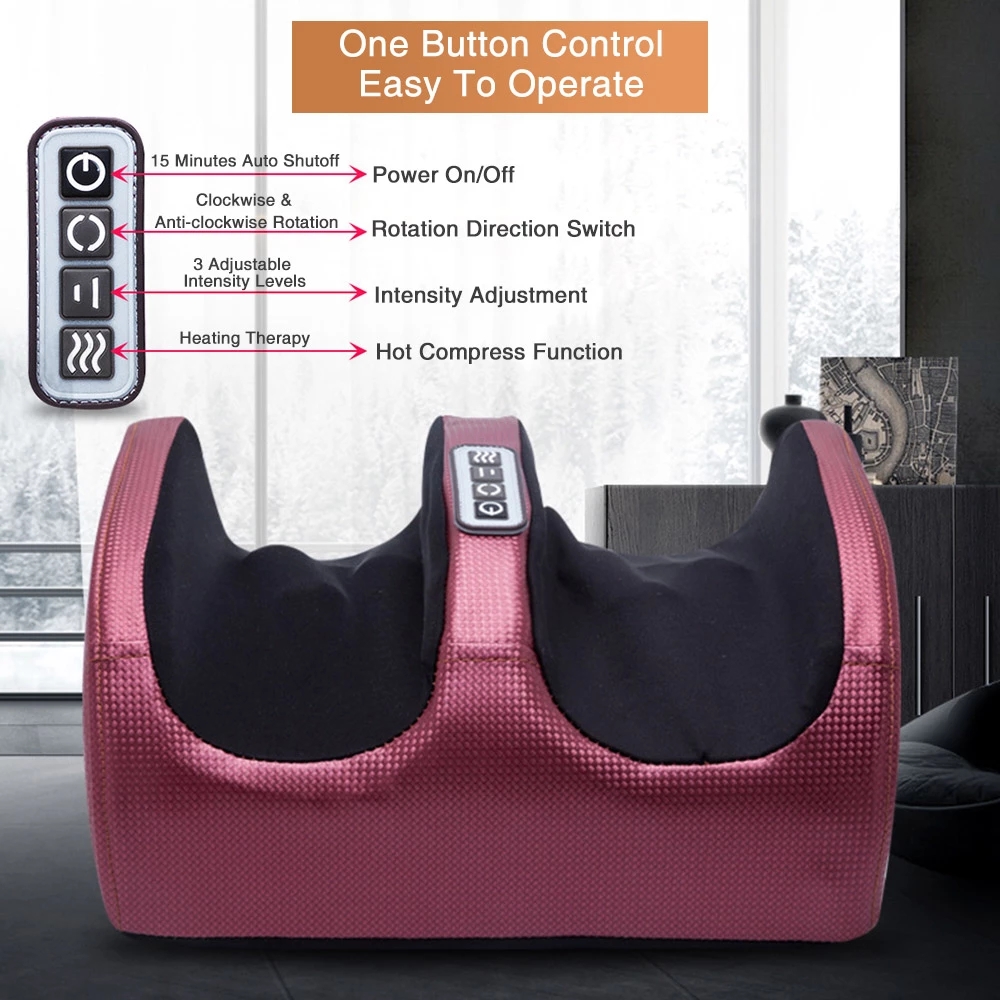 Reflexology Foot Roller - Máquina de masaje de pies Shiatsu