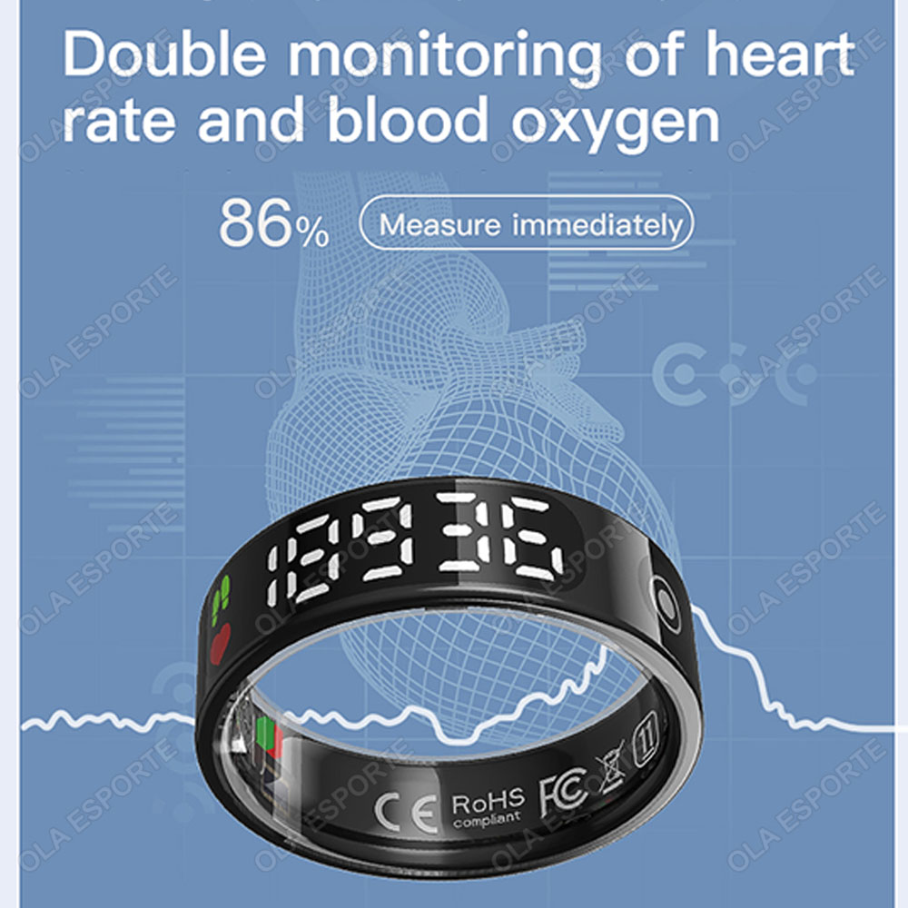 Anillo inteligente SR08 con ca - Blood Oxygen Monitor reseña y precio