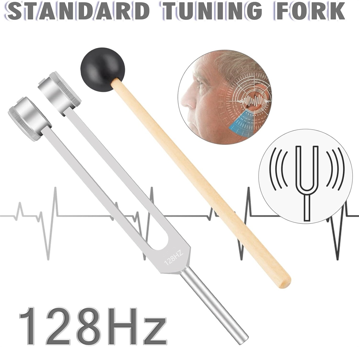 Diapasón de 128/256/1024Hz: Pa - Holistic Health & Wellness reseña y precio