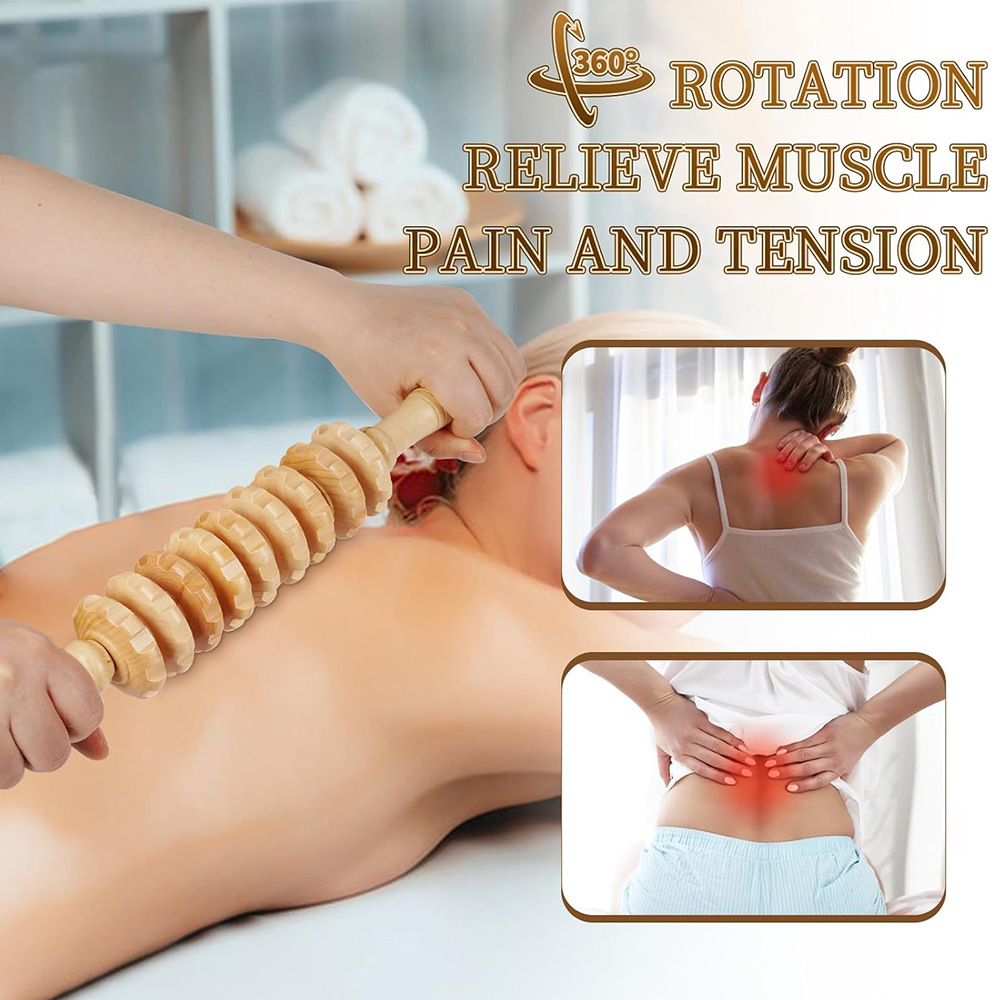 Rodillo masajeador de madera d - Reflexology Foot Roller reseña y precio