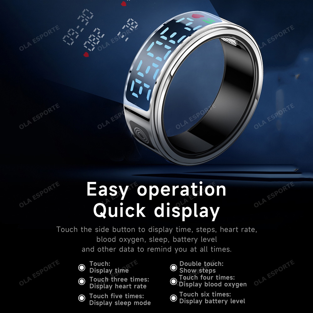 Anillo inteligente 2026 con co - Blood Oxygen Monitor reseña y precio
