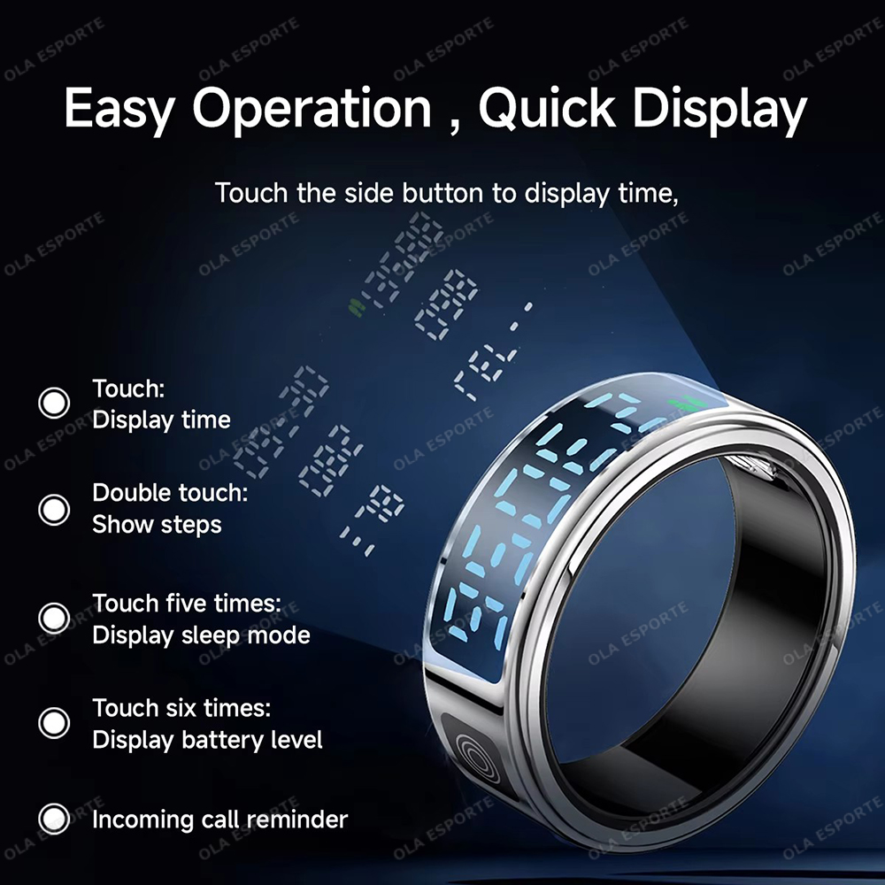 Anillo inteligente 2026 con co - Blood Oxygen Monitor reseña y precio