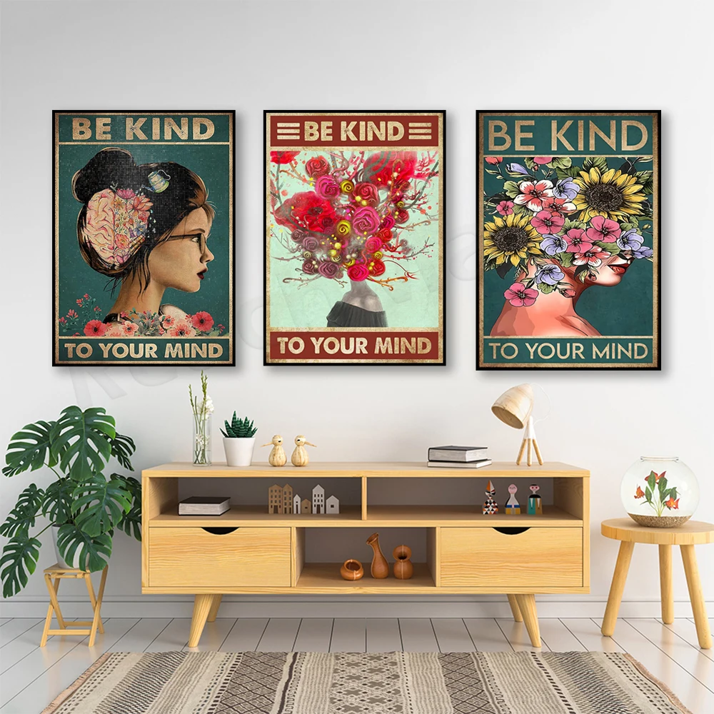 Tratar tu mente bien: carteles - Health Wellness Gift Ideas reseña y precio