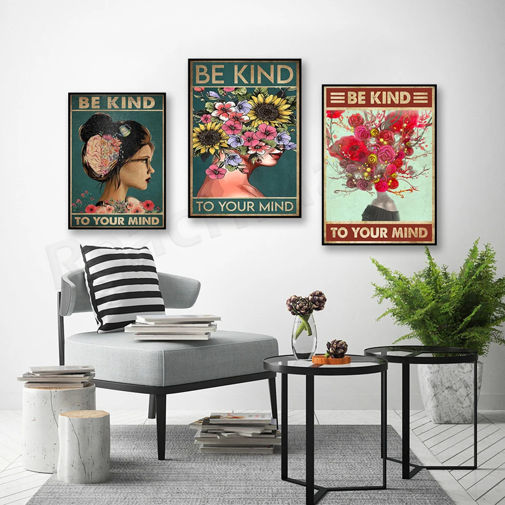 Tratar tu mente bien: carteles - Health Wellness Gift Ideas reseña y precio