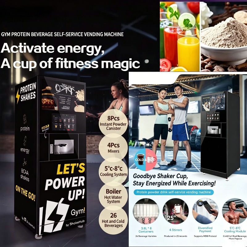 Máquina Dispensadora de Batido - Health Wellness Vending Machine reseña y precio